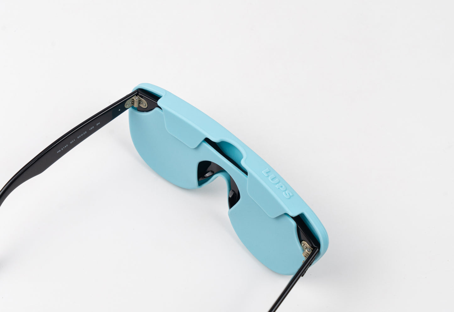 Funda de gafas de silicona celeste Lups The Case