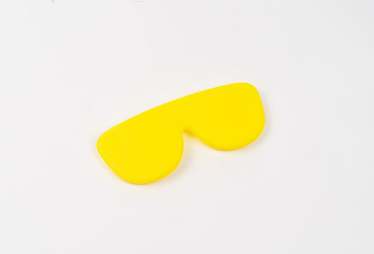 Funda de gafas de silicona amarillo Lups The Case
