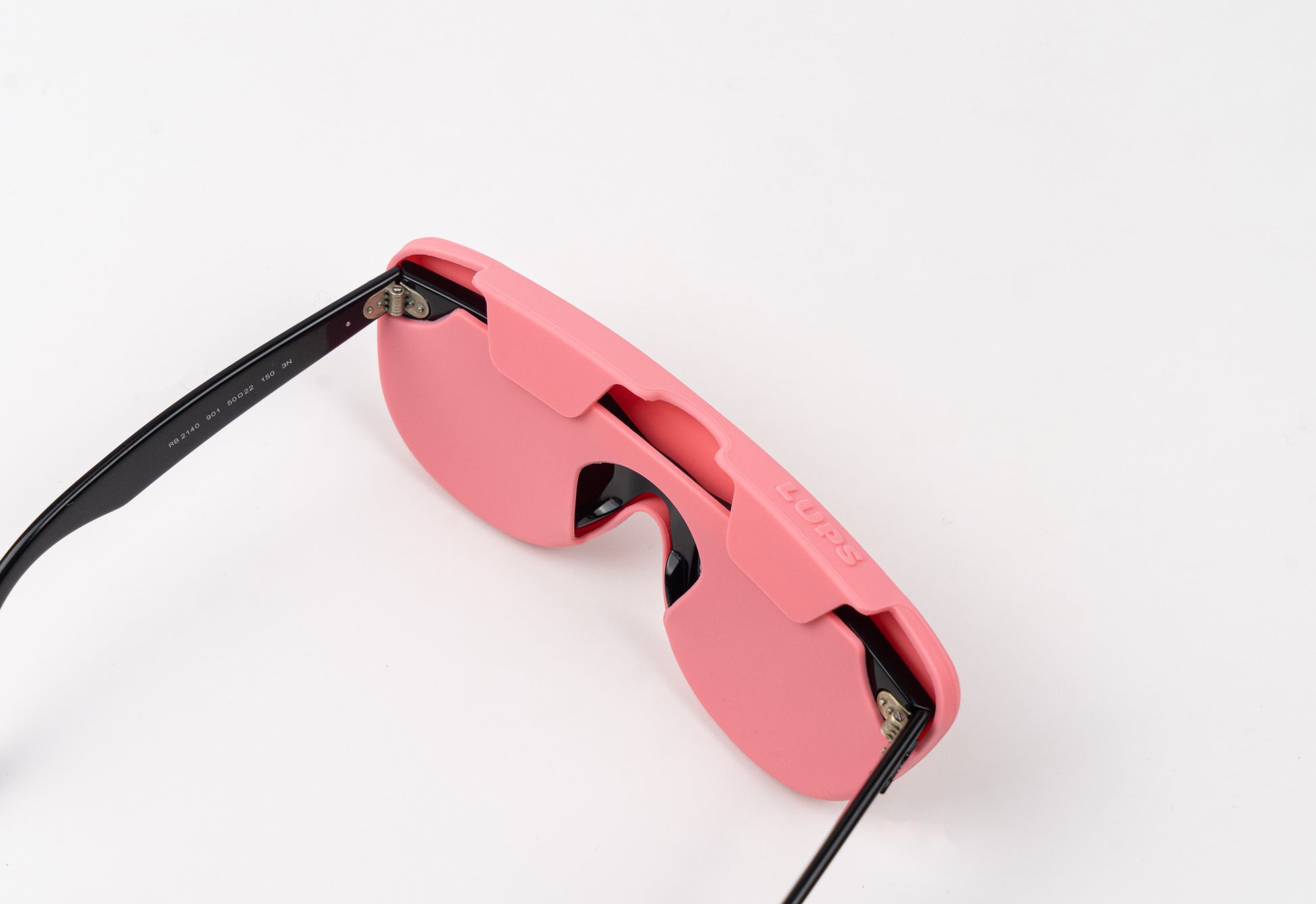 Funda de gafas de silicona rosa pálido Lups The Case